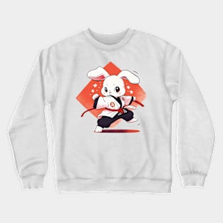 karate bunny Crewneck Sweatshirt